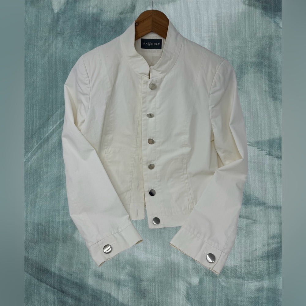FABRIKA Stand Collar Long Sleeve Jacket - Picture 8 of 13